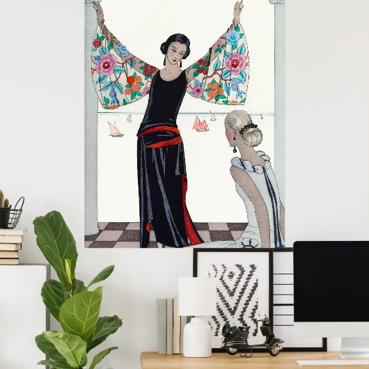 Here Are My Wings - George Barbier ポスター (ホームオフィス)