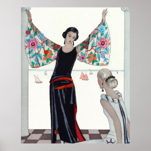 Here are my wings - George Barbier ポスター