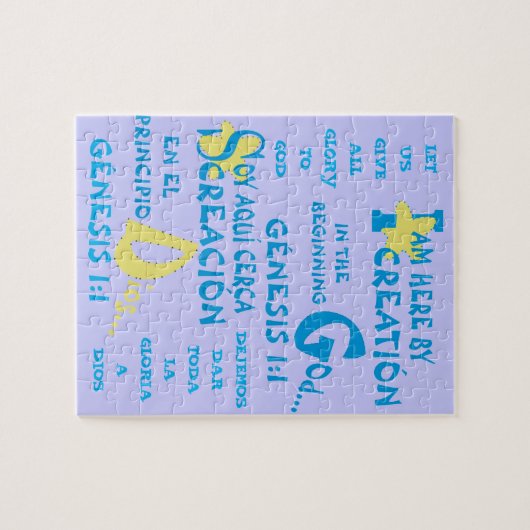 Here By Creation© - Esp & Eng ジグソーパズル (横)