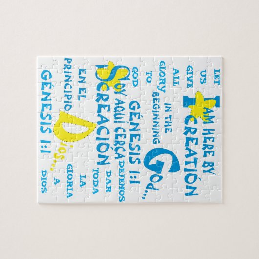 Here By Creation© - Esp & Eng ジグソーパズル (横)