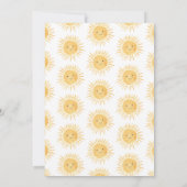 Here Come The Sons Twin Boys Baby Shower 招待状 (裏面)