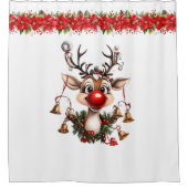 Here Comes Rudolf  シャワーカーテン (正面)