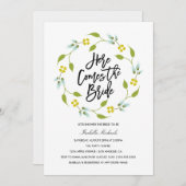 Here Comes The Bride | 結婚式場案内 招待状 (正面/裏面)