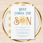 Here Comes The Son ベビーシャワー  招待状