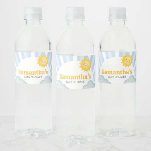 Here Comes the Son Baby Shower ペットボトルラベル (ボトル)