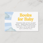 Here Comes the Son Baby Shower Books for Baby エンクロージャーカード (正面)