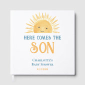 Here Comes The Son Baby Shower Guest Book ゲストブック (正面)