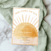 Here Comes the Son Baby Shower Invitation セーブザデート