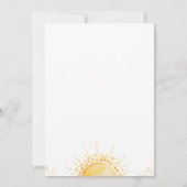 Here Comes the Son Baby Shower Invitation 招待状 (裏面)