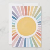 Here Comes The Son Baby Shower Invitation 招待状 (裏面)