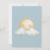 Here Comes the Son Baby Shower Invitation 招待状 (裏面)