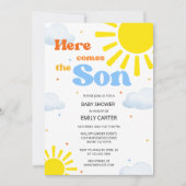 Here Comes the Son Baby Shower Invitation 招待状 (正面)