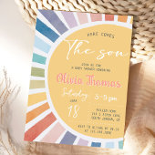 Here Comes The Son Baby Shower Invitation 招待状