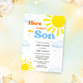 Here Comes the Son Baby Shower Invitation 招待状