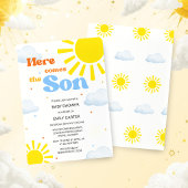 Here Comes the Son Baby Shower Invitation 招待状