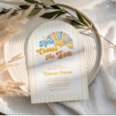 Here Comes the Son Baby Shower Invitation 招待状