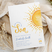 Here Comes the Son Baby Shower Invitation 招待状