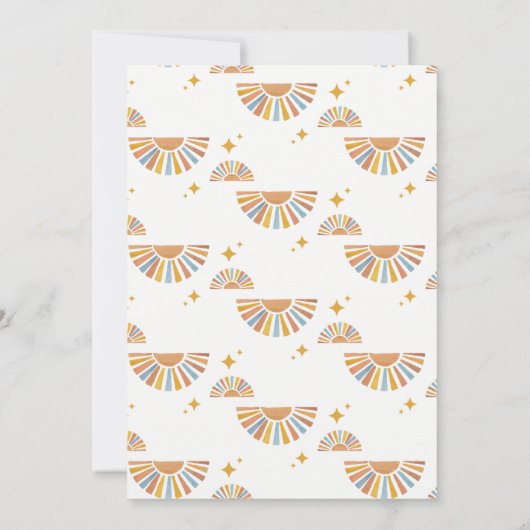 Here Comes the Son - Baby Shower Invitation 招待状 (裏面)