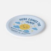 Here Comes the Son Baby Shower - Sunshine  ペーパープレート (アングル)