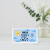 Here Comes the Son Baby Shower - Sunshine 名刺 (スタンド正面)