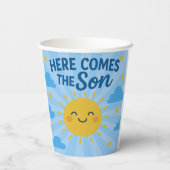 Here Comes the Son Baby Shower- Sunshine  紙コップ (裏面)