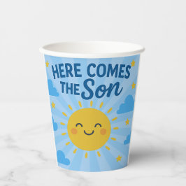 Here Comes the Son Baby Shower- Sunshine  紙コップ
