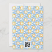 Here Comes the Son Bear Baby Shower Invitation  招待状 (裏面)