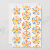 Here Comes the Son Boho Sun Boy Baby Shower 招待状 (裏面)