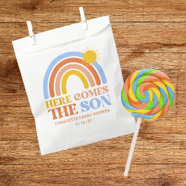 Here Comes The Son Boy Baby Shower フェイバーバッグ