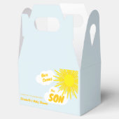 Here Comes The Son Boy Baby Shower フェイバーボックス (オープン)