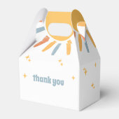 Here Comes The Son Boy Baby Shower フェイバーボックス (裏面サイド)