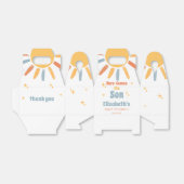 Here Comes The Son Boy Baby Shower フェイバーボックス (折り畳みなし)