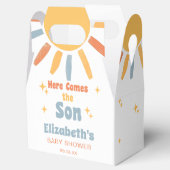 Here Comes The Son Boy Baby Shower フェイバーボックス (オープン)