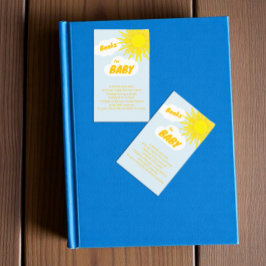 Here Comes The Son Boy Baby Shower Books For Baby エンクロージャーカード