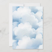 Here Comes The Son Editable Baby Boy Shower 招待状 (裏面)