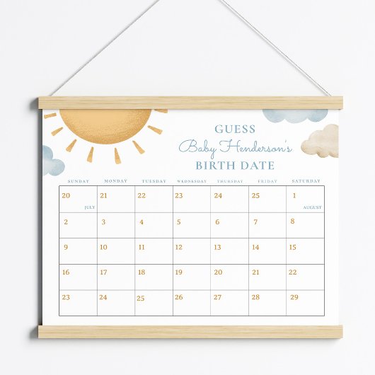 Here Comes the Son Guess the Date ポスター