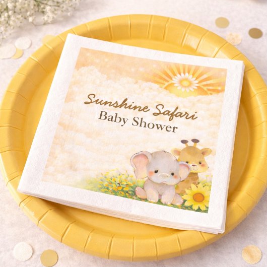 Here Comes the Son Jungle Style スタンダードカクテルナプキン