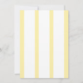 Here comes the son Modern Baby Boy Shower 招待状 (裏面)