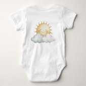 Here Comes the Son Personalized Baby Bodysuit ベビーボディスーツ (裏面)