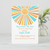 Here Comes The Son, Retro Boho Rainbow 招待状 (スタンド正面)