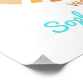 Here Comes The Son, Retro Boho Sunshine Welcome ポスター (角)