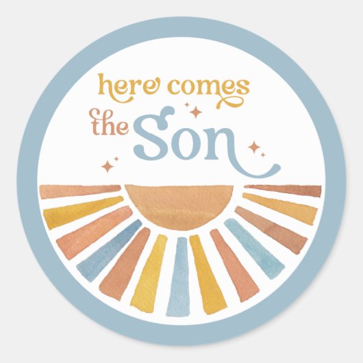 Here Comes the Son - Stickers ラウンドシール (正面)