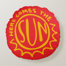 Here comes the sun ラウンドクッション