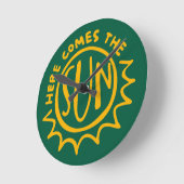 Here comes the sun ラウンド壁時計 (傾斜)