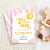 Here Comes the Sun Baby Shower 招待状