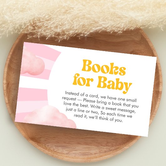Here Comes the Sun Baby Shower Books for Baby エンクロージャーカード