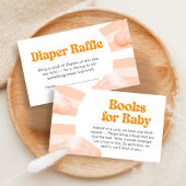 Here Comes the Sun Baby Shower Diaper Raffle Enclo エンクロージャーカード