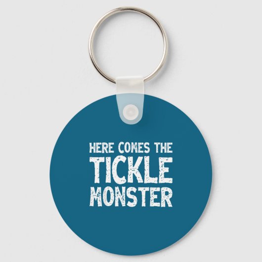 Here Comes The Tickle Monster Funny Tickling Laugh キーホルダー (正面)