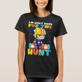 Here For Hunt Football Easter Tシャツ (正面)