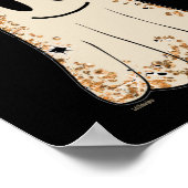 HERE FOR THE BOO'S funny spooky halloween ghost ポスター (角)